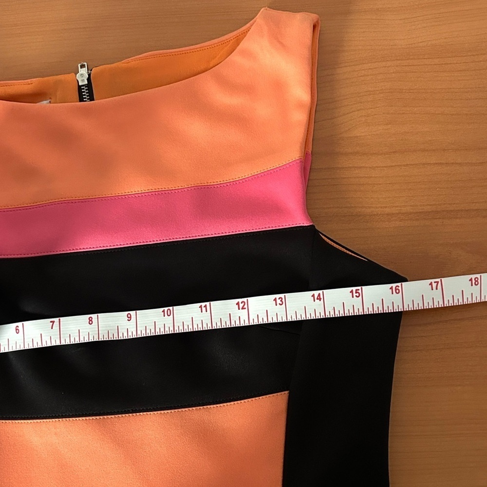Maggy London Black and Pink Strapless Dress - Picture 8 of 12